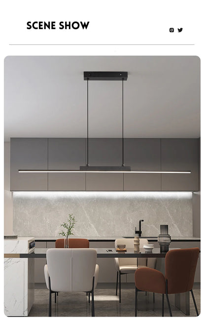 Modern Pendant Lights for Dining Room with Dimmable LED - Smarsty