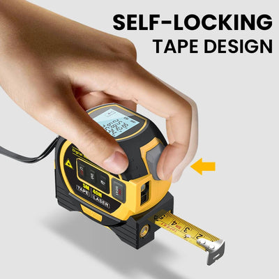 High Precision 3 In 1 Laser Tape Measure - Smarsty