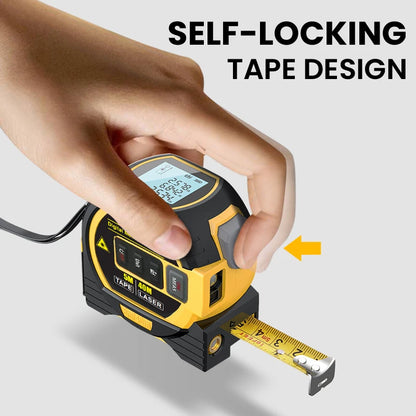 High Precision 3 In 1 Laser Tape Measure - Smarsty