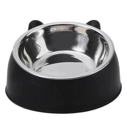 Stainless Steel Cat Bowl with Inclined Design for Easy Feeding - Smarsty