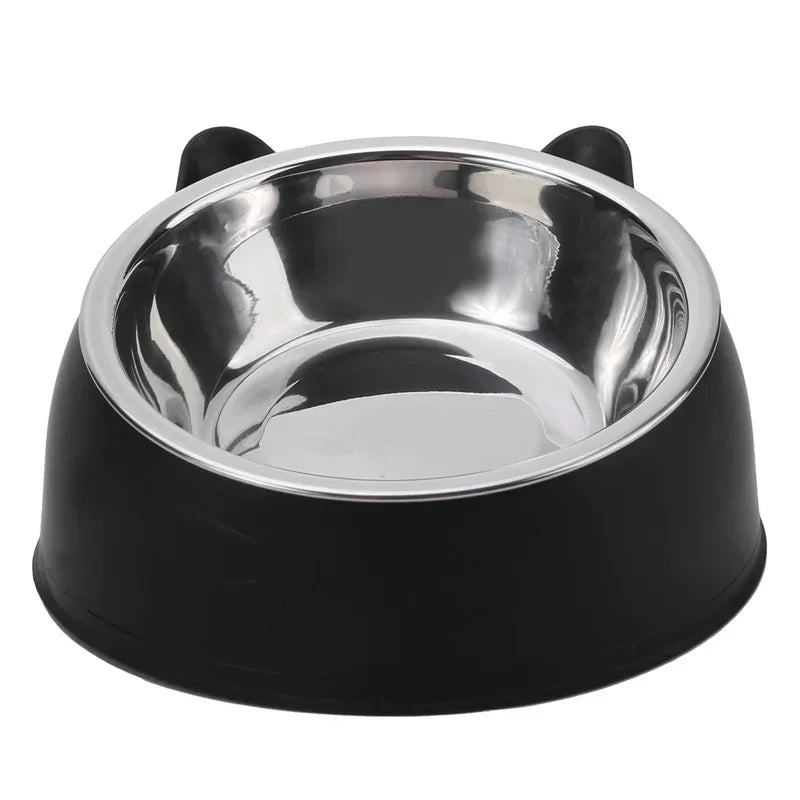 Stainless Steel Cat Bowl with Inclined Design for Easy Feeding - Smarsty