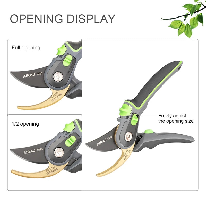 Ergonomic Garden Pruning Shears for Effortless Cutting - Smarsty