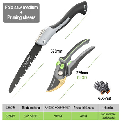 Ergonomic Garden Pruning Shears for Effortless Cutting - Smarsty