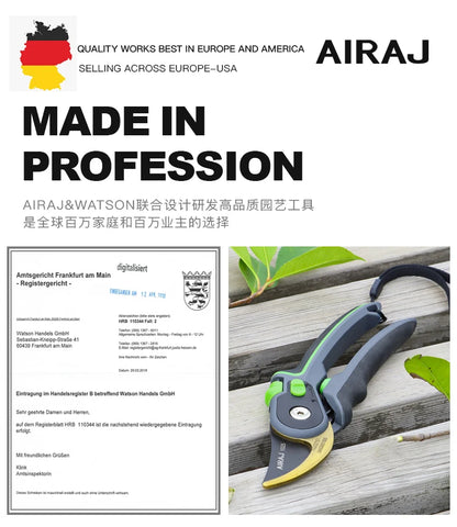 Ergonomic Garden Pruning Shears for Effortless Cutting - Smarsty