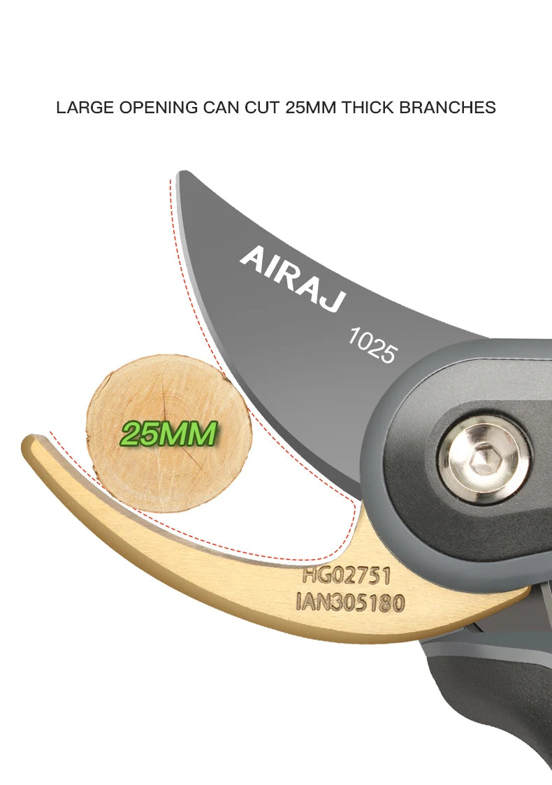 Ergonomic Garden Pruning Shears for Effortless Cutting - Smarsty