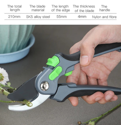 Ergonomic Garden Pruning Shears for Effortless Cutting - Smarsty