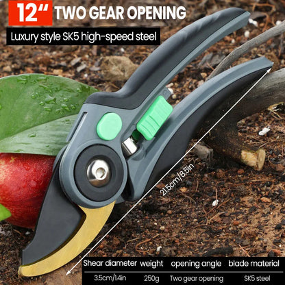 Ergonomic Garden Pruning Shears for Effortless Cutting - Smarsty