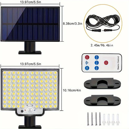 3 Modes Waterproof Solar Motion Sensor Lights - Smarsty