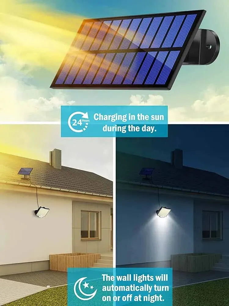 3 Modes Waterproof Solar Motion Sensor Lights - Smarsty