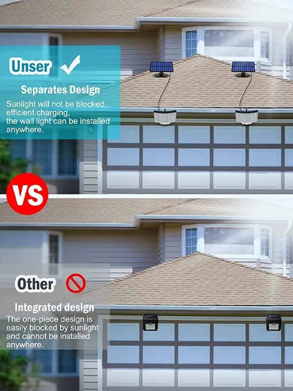 3 Modes Waterproof Solar Motion Sensor Lights - Smarsty
