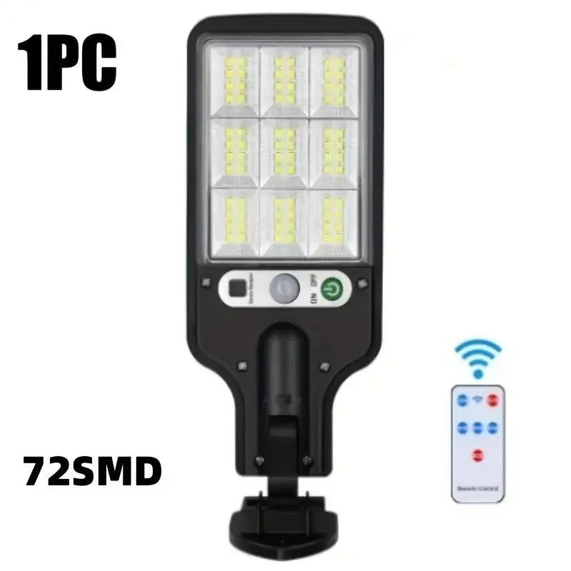 108 COB Solar Sensor Street Lamp with Remote Control - Smarsty