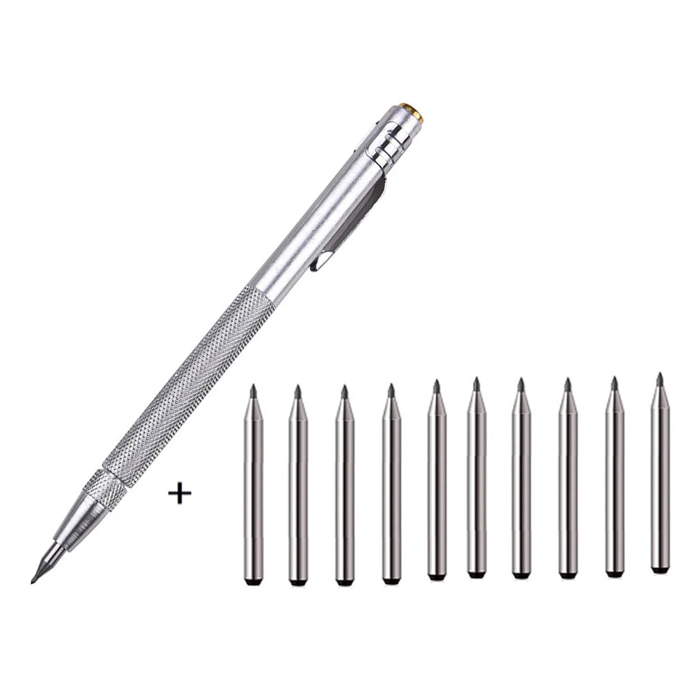 11PCS Tungsten Carbide Scriber Pen for Precision Marking - Smarsty