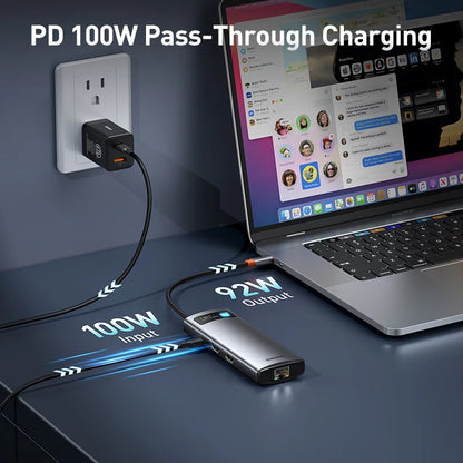 11-in-1 USB-C Hub – All-in-One Dock for MacBook Pro/Air - Smarsty