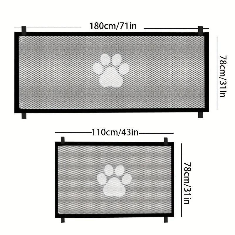 Portable Dog Net Door for Safe Pet Isolation - Smarsty
