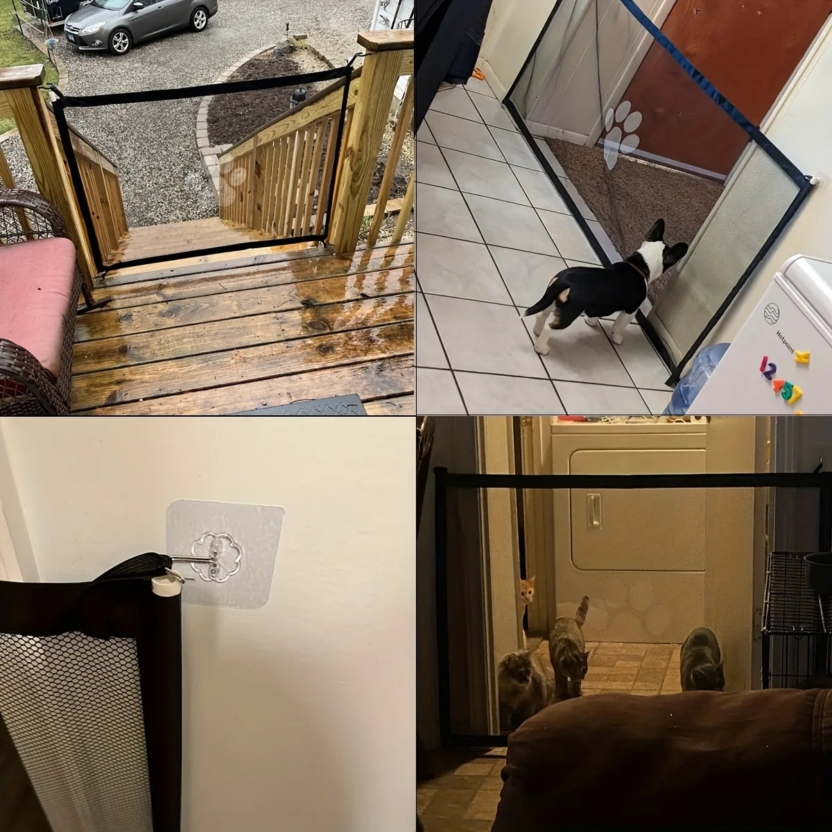 Portable Dog Net Door for Safe Pet Isolation - Smarsty