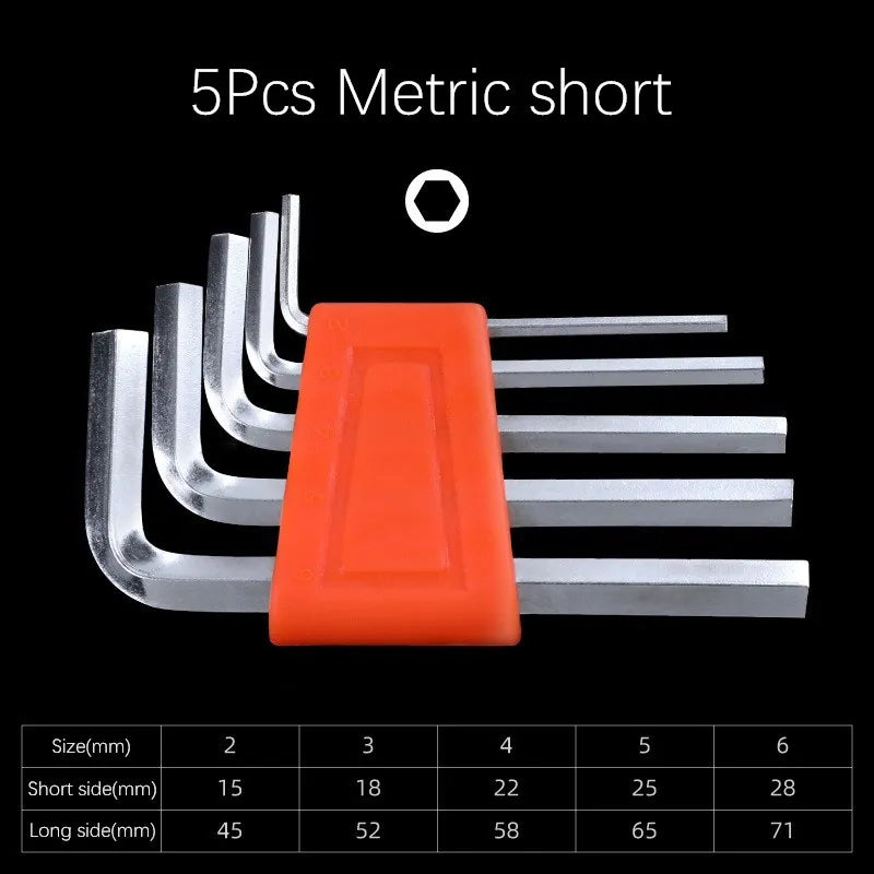 Compact 5 Pcs Allen Wrench Set for Easy Carry - Smarsty