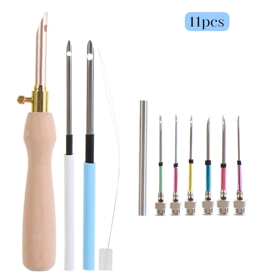 LMDZ 11 Piece Punch Needle Embroidery Kit for DIY Crafts - Smarsty