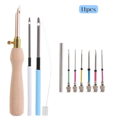 LMDZ 11 Piece Punch Needle Embroidery Kit for DIY Crafts - Smarsty
