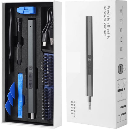 Cordless Electric Screwdriver Set with Fast Charging - Smarsty