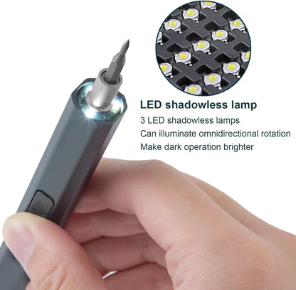 Cordless Electric Screwdriver Set with Fast Charging - Smarsty