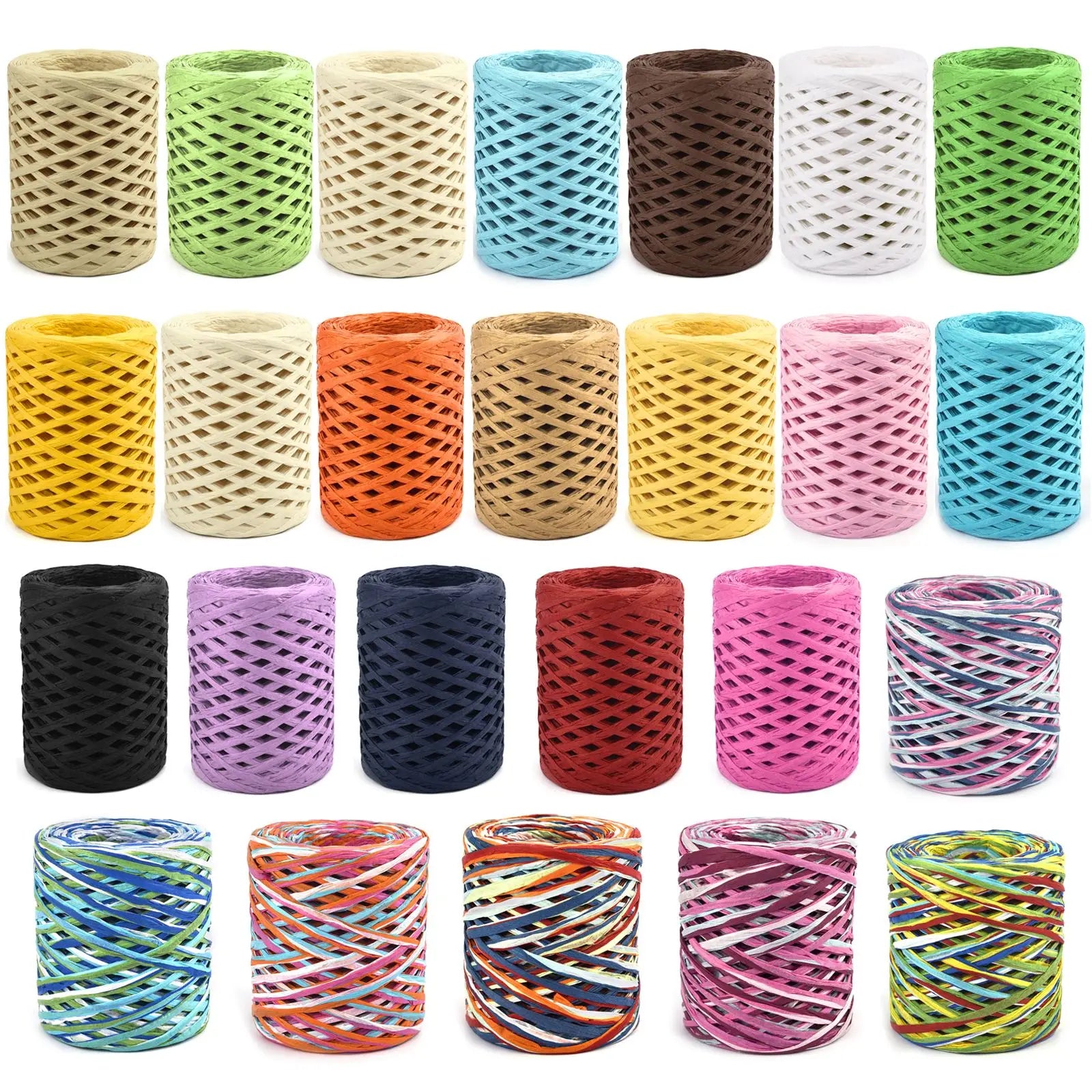 Natural Raffia Straw Yarn for Eco-Friendly Knitting - Smarsty