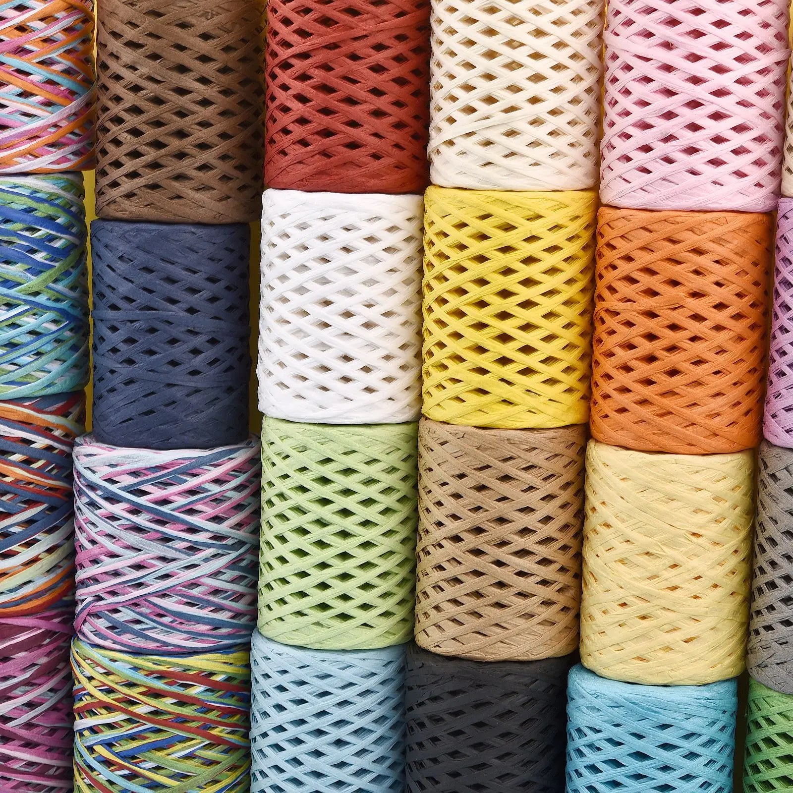 Natural Raffia Straw Yarn for Eco-Friendly Knitting - Smarsty
