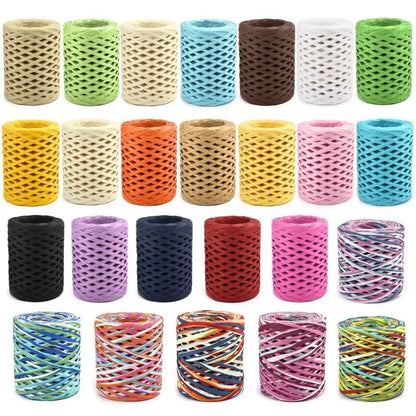 Natural Raffia Straw Yarn for Eco-Friendly Knitting - Smarsty