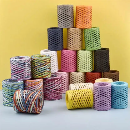 Natural Raffia Straw Yarn for Eco-Friendly Knitting - Smarsty