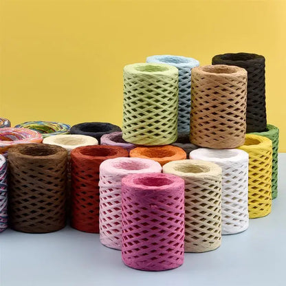 Natural Raffia Straw Yarn for Eco-Friendly Knitting - Smarsty