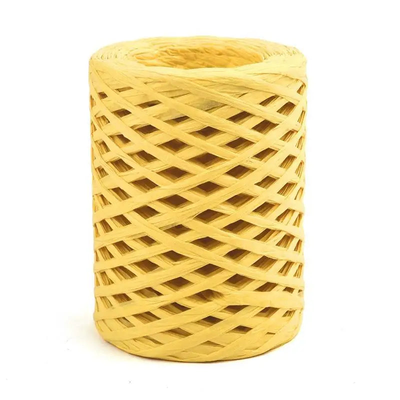 Natural Raffia Straw Yarn for Eco-Friendly Knitting - Smarsty