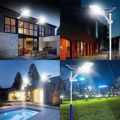 200W Solar Street Light with Automatic Dusk to Dawn Feature - Smarsty
