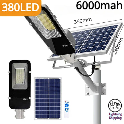 200W Solar Street Light with Automatic Dusk to Dawn Feature - Smarsty