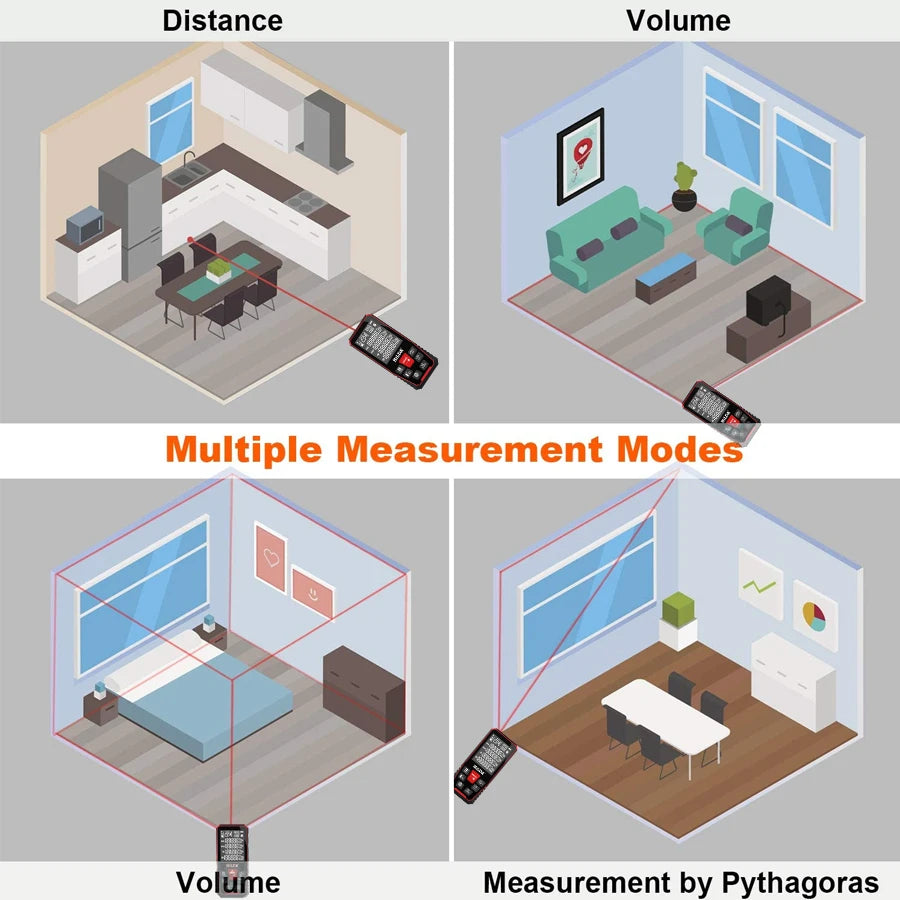 HILDA Professional Laser Rangefinder for Accurate Distance Measurement - Smarsty