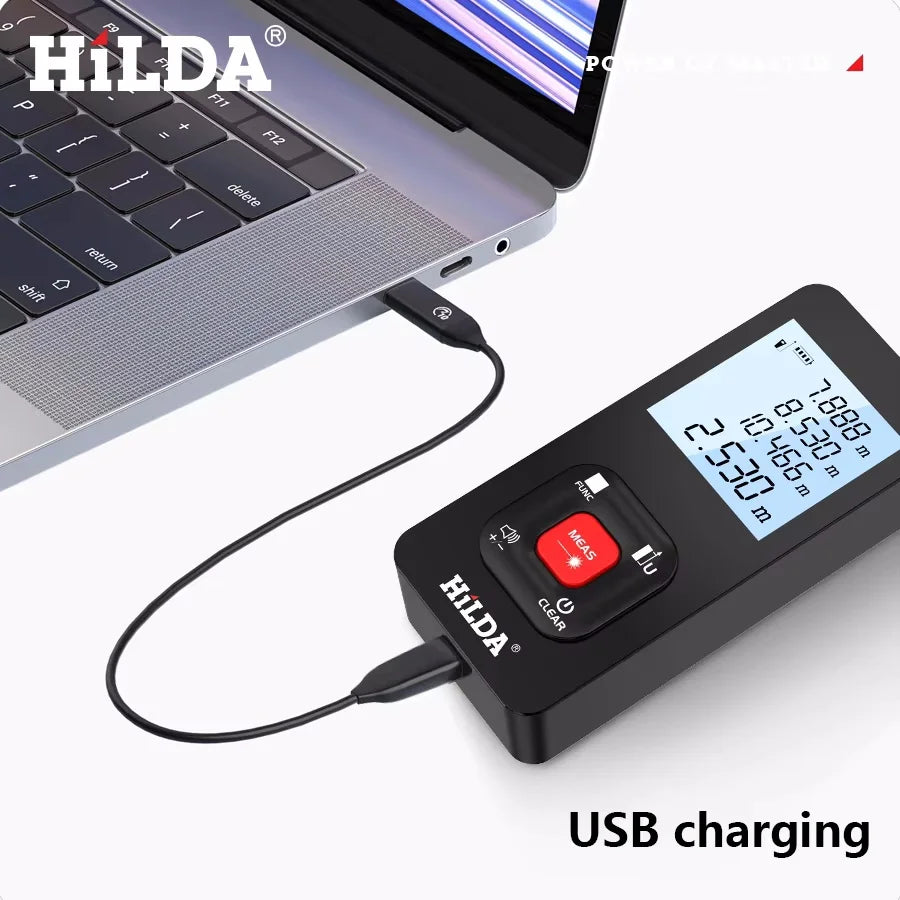 HILDA Laser Rangefinder 50M Accurate Distance Measurement Tool - Smarsty