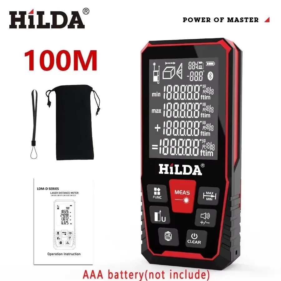 HILDA Laser Rangefinder 50M Accurate Distance Measurement Tool - Smarsty
