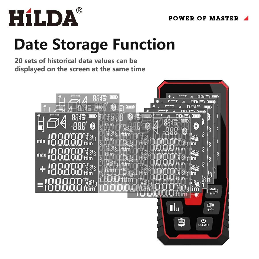 HILDA Professional Laser Rangefinder with Precision Measurement - Smarsty
