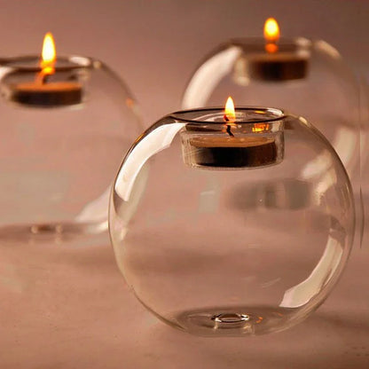 Clear Glass Tealight Candle Holder for Elegant Home Decoration - Smarsty