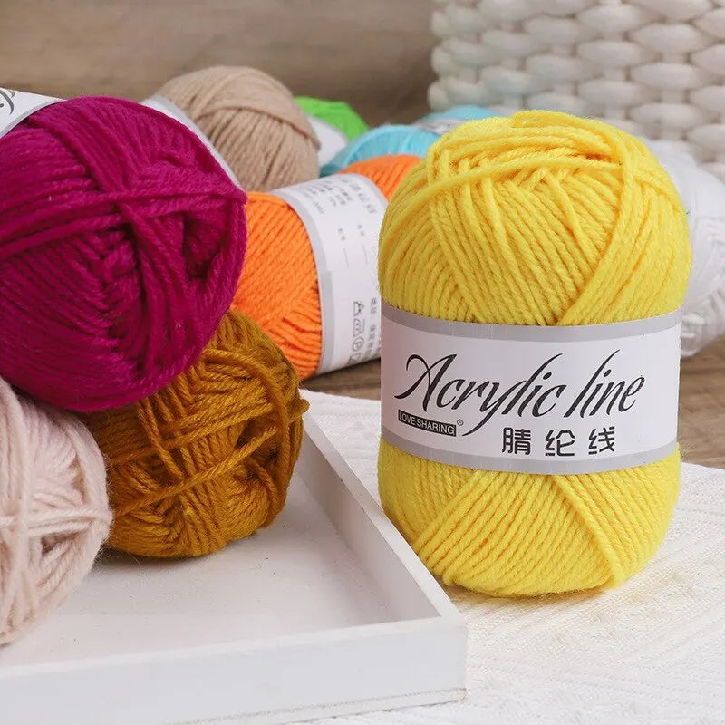 Multicolor Yarn Starter Kit for Beginners Knitting and Crocheting - Smarsty