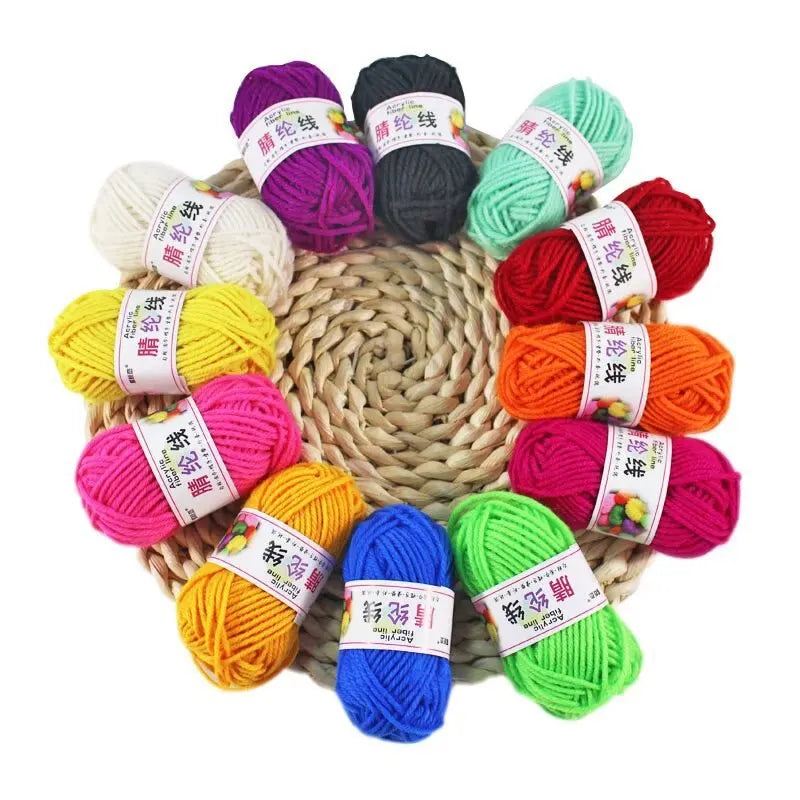 Multicolor Yarn Starter Kit for Beginners Knitting and Crocheting - Smarsty
