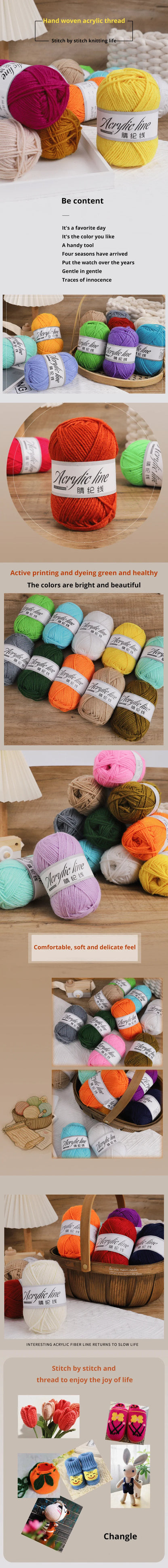 Multicolor Yarn Starter Kit for Beginners Knitting and Crocheting - Smarsty