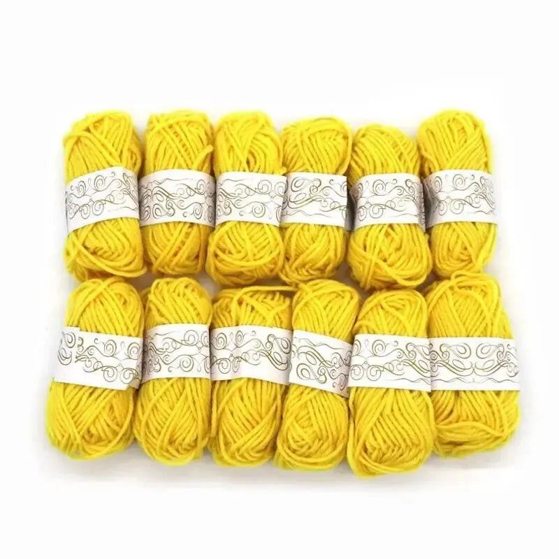 Multicolor Yarn Starter Kit for Beginners Knitting and Crocheting - Smarsty