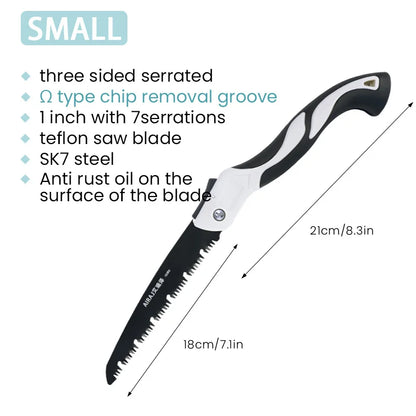 AIRAJ Woodworking Folding Saw for Easy Camp Cutting - Smarsty