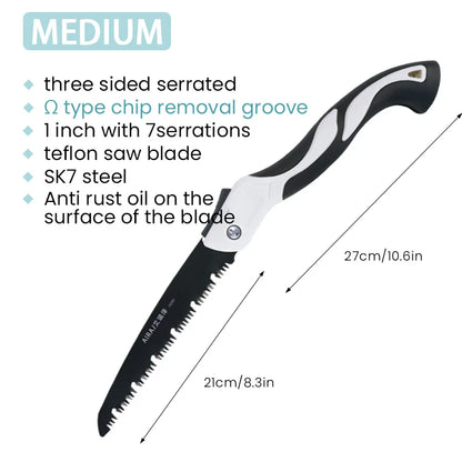 AIRAJ Woodworking Folding Saw for Easy Camp Cutting - Smarsty