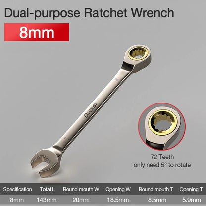 Flexible Golden Ratchet Wrench for Easy Car Repairs - Smarsty