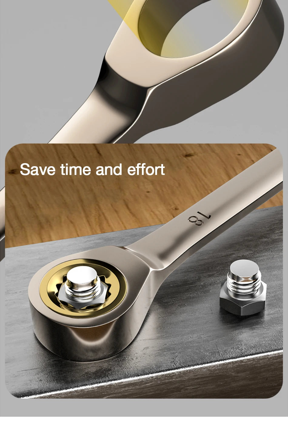 Flexible Universal Ratchet Wrench for Easy Car Repairs - Smarsty