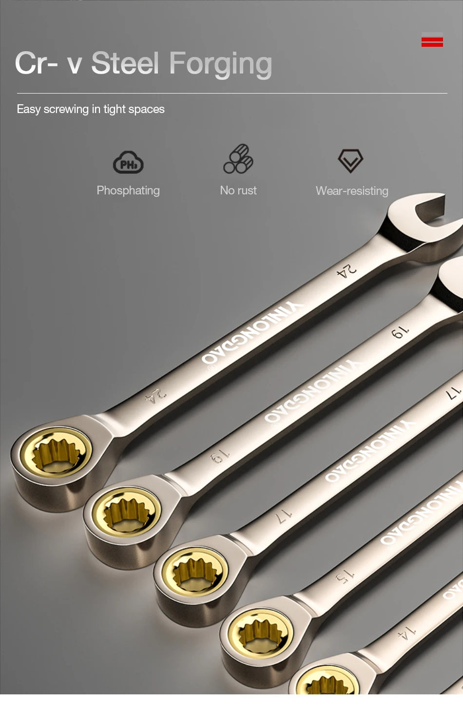 Flexible Universal Ratchet Wrench for Easy Car Repairs - Smarsty