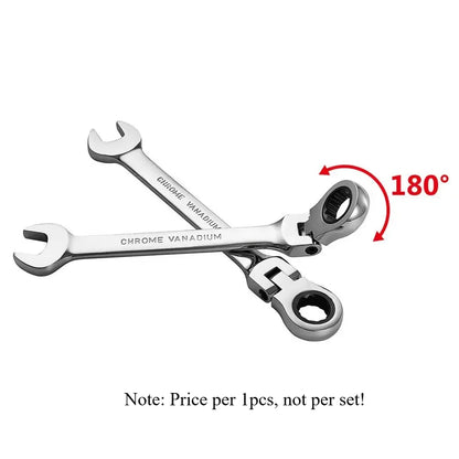 Reversible Ratchet Wrench Set for Easy Nut Tightening - Smarsty