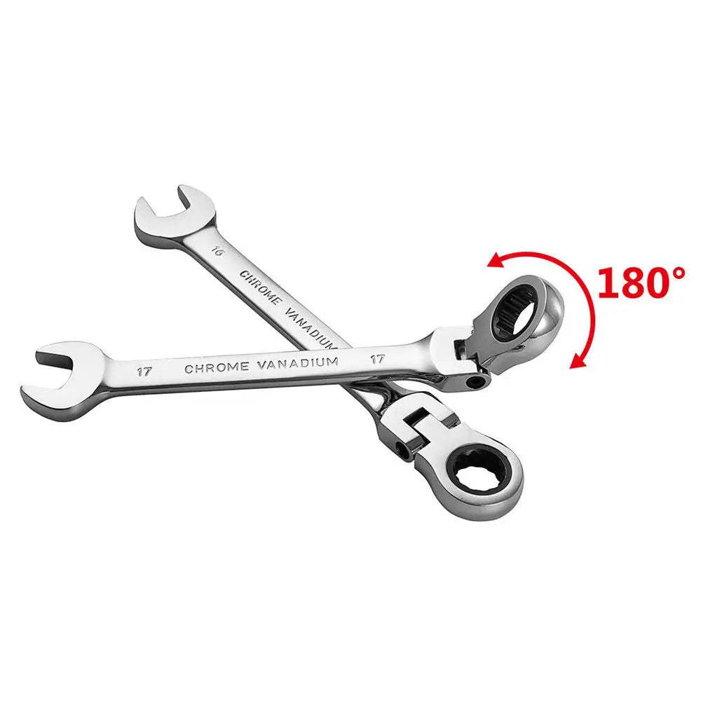 Reversible Ratchet Wrench Set for Easy Nut Tightening - Smarsty