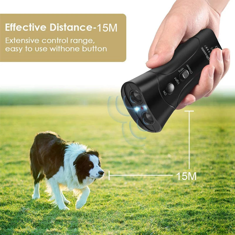 Ultrasonic Dog Trainer Device for Effective Bark Control - Smarsty