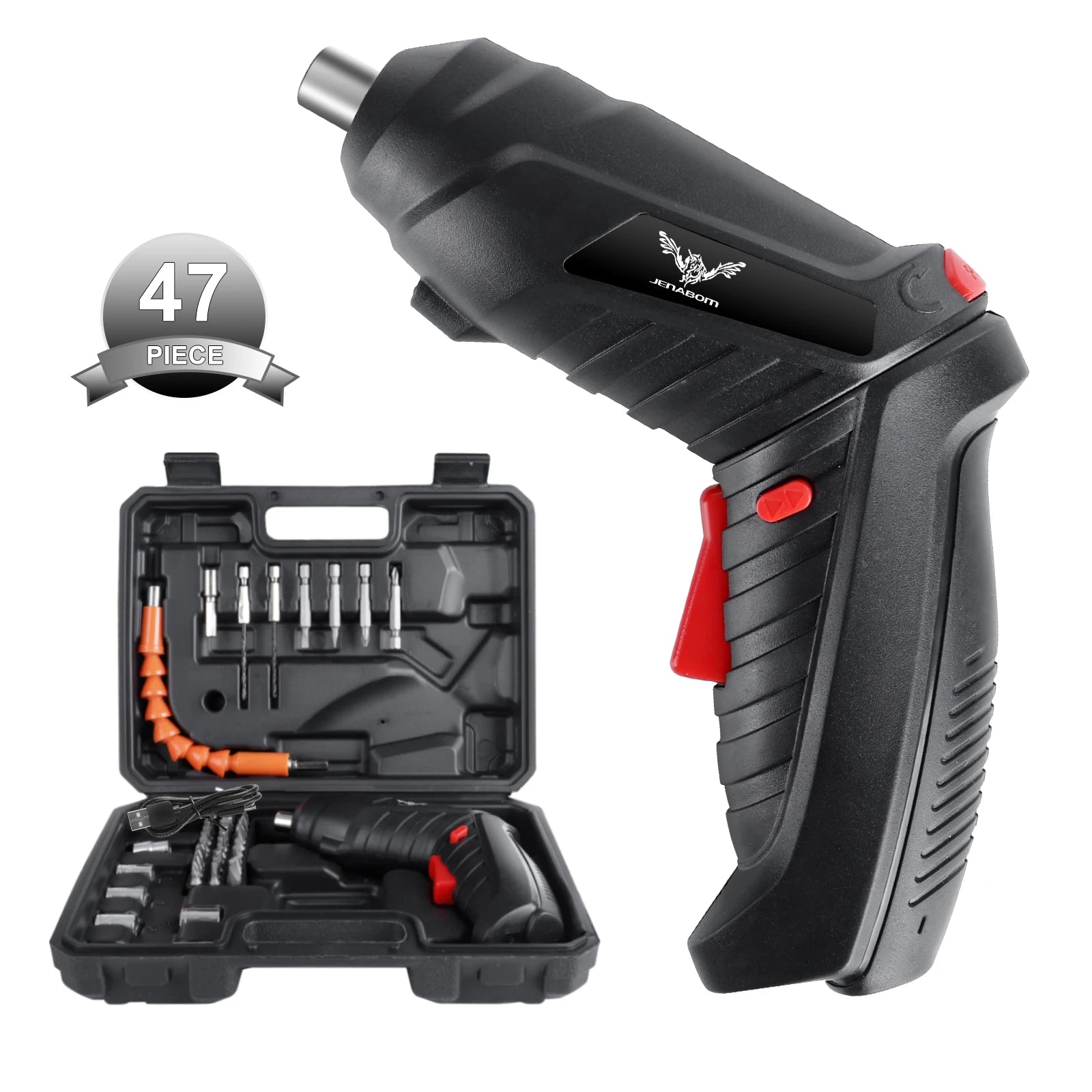 Cordless Screwdriver Set with 1800mAh Lithium Battery - Smarsty